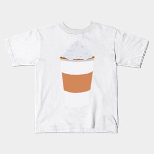 Pop Art Pumpkin Spice Latte Kids T-Shirt